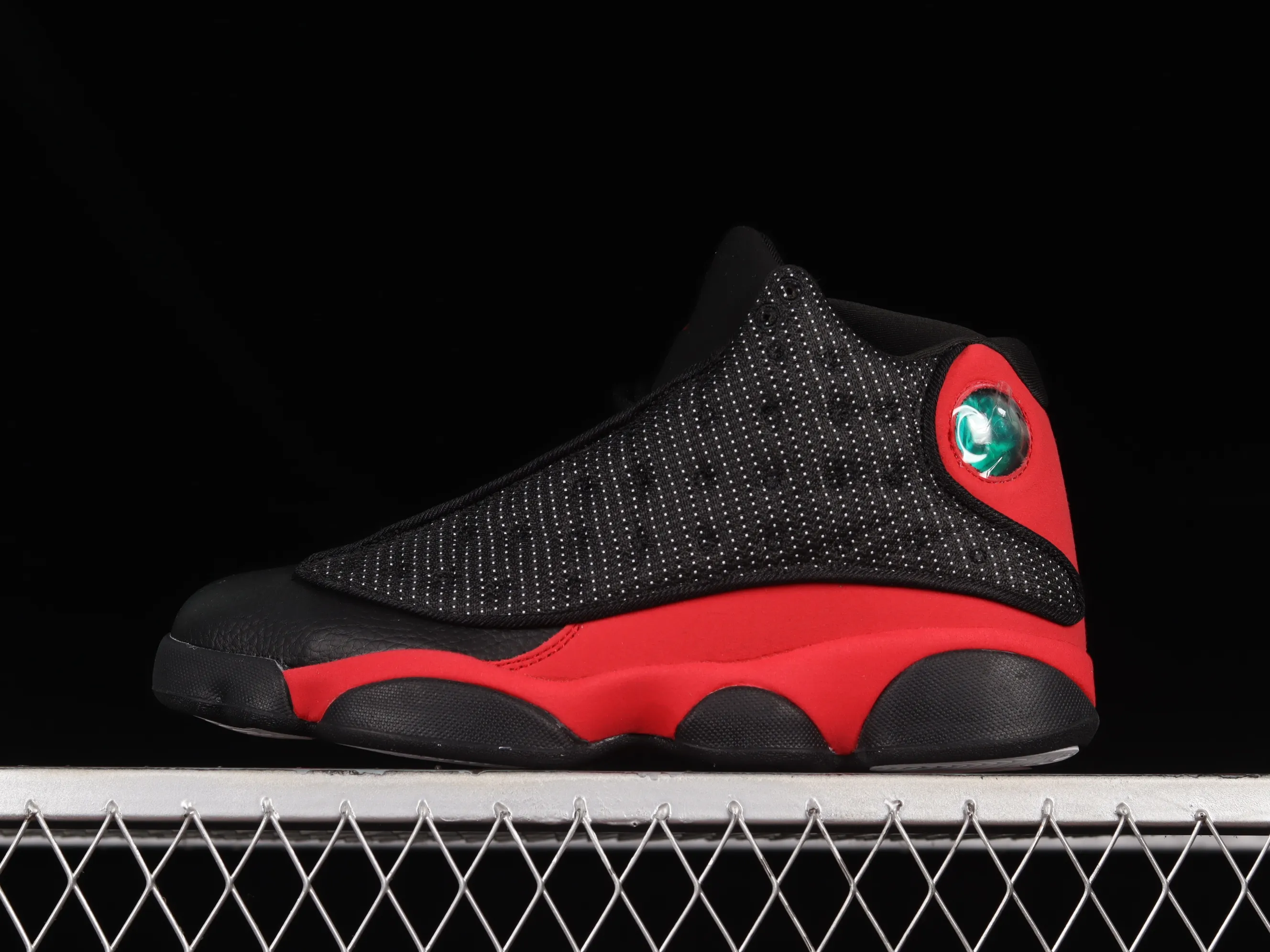 All categories Air Jordan Jordan series basketball shoes Air Jordan 13 Air Jordan 13 "BRED" AJ13 Joe 13 black and red basketball shoes 414571-004